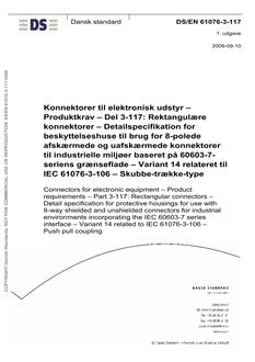 DANSK DS/EN 61076-3-117