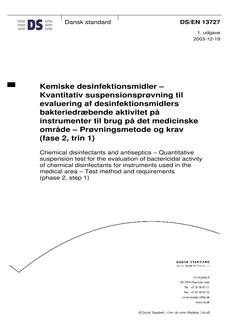 DANSK DS/EN 13727