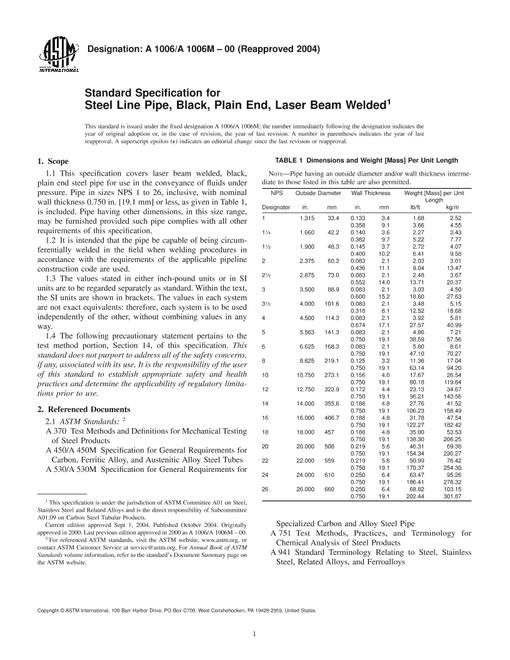 ASTM A1006/A1006M-00(2004)