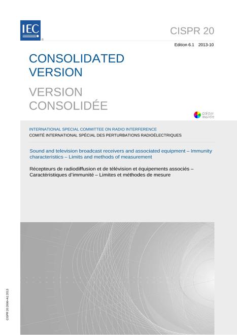 CISPR 20 Ed. 6.1 b:2013