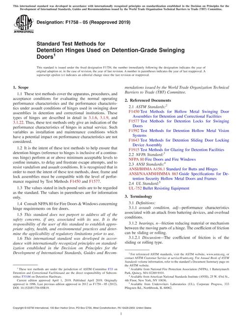 ASTM F1758-05(2019)