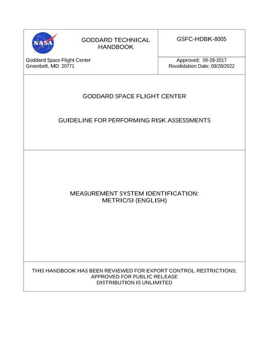 NASA GSFC-HDBK-8005