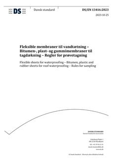 DANSK DS/EN 13416