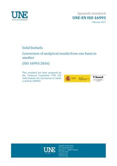 AENOR UNE-EN ISO 16993