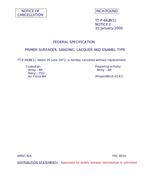 FED TT-P-662B Notice 1 - Cancellation