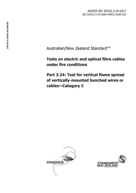 AS/NZS IEC 60332.3.24:2017