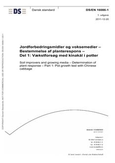 DANSK DS/EN 16086-1