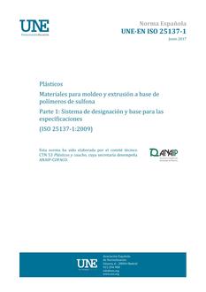 AENOR UNE-EN ISO 25137-1