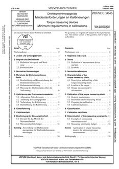 VDI VDI/VDE 2646