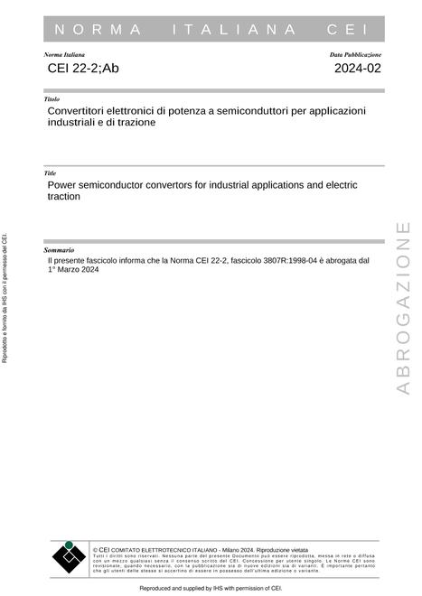 CEI 22-2;AB