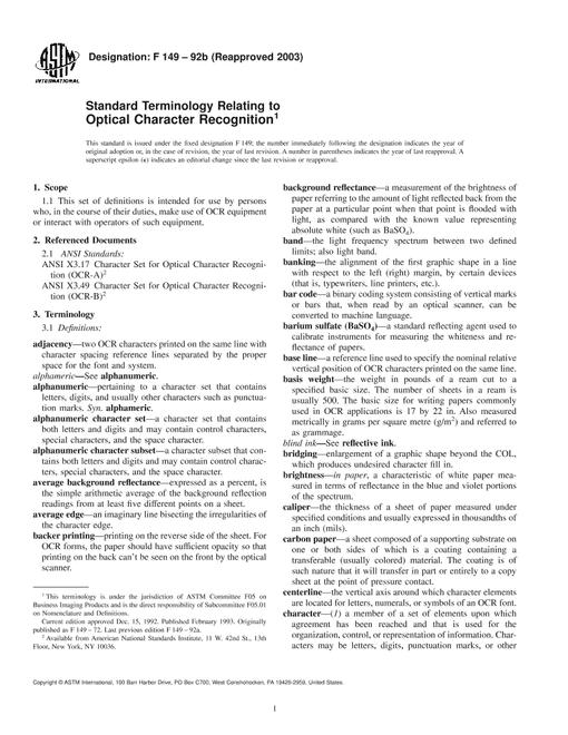ASTM F149-92b(2003)