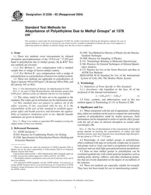 ASTM D2238-92(2004)