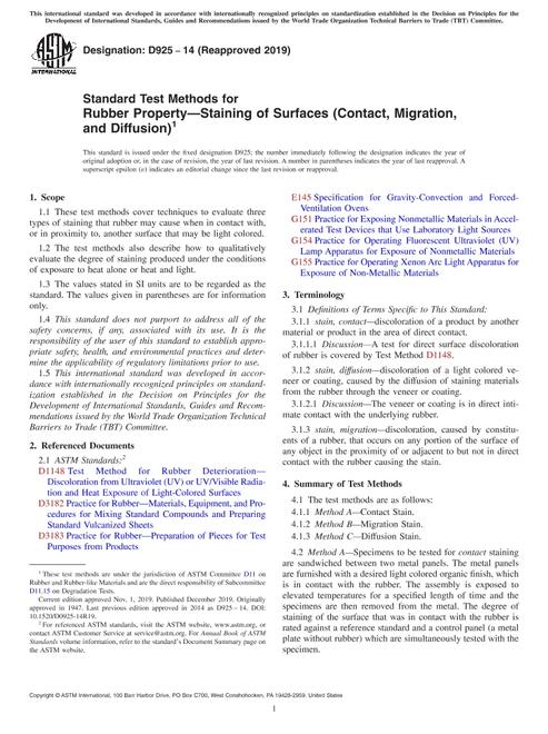 ASTM D925-14(2019)