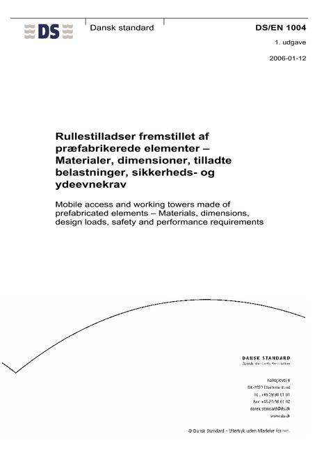 DANSK DS/EN 1004