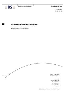 DANSK DS/EN 50148