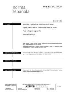 AENOR UNE-EN ISO 15012-4