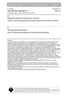 CEI EN IEC 60730-2-7