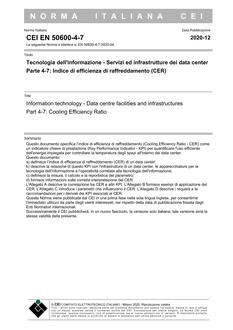 CEI EN 50600-4-7