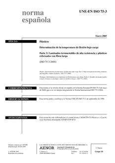 AENOR UNE-EN ISO 75-3
