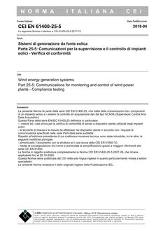 CEI EN 61400-25-5