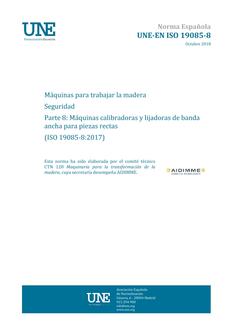 AENOR UNE-EN ISO 19085-8