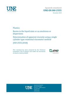 AENOR UNE-EN ISO 2555