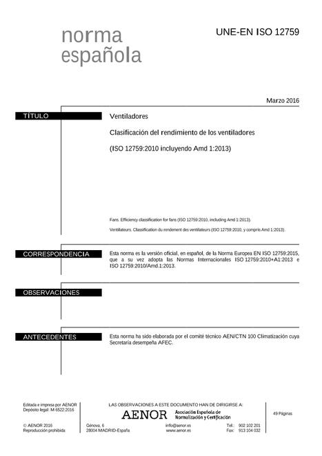 AENOR UNE-EN ISO 12759