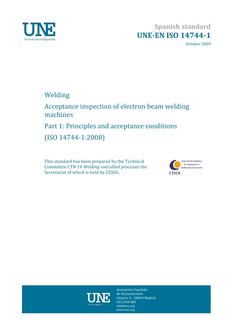 AENOR UNE-EN ISO 14744-1