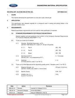 FORD ESF-M99G158-A