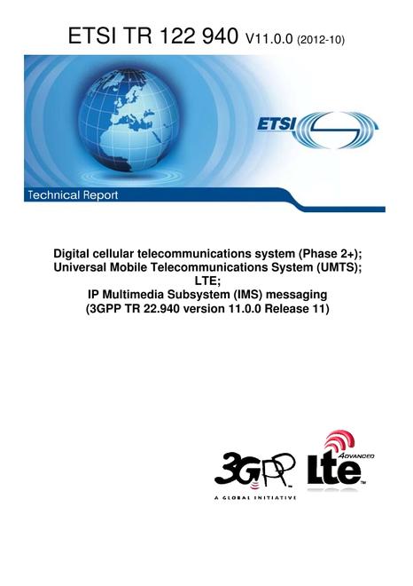 ETSI TR 122 940