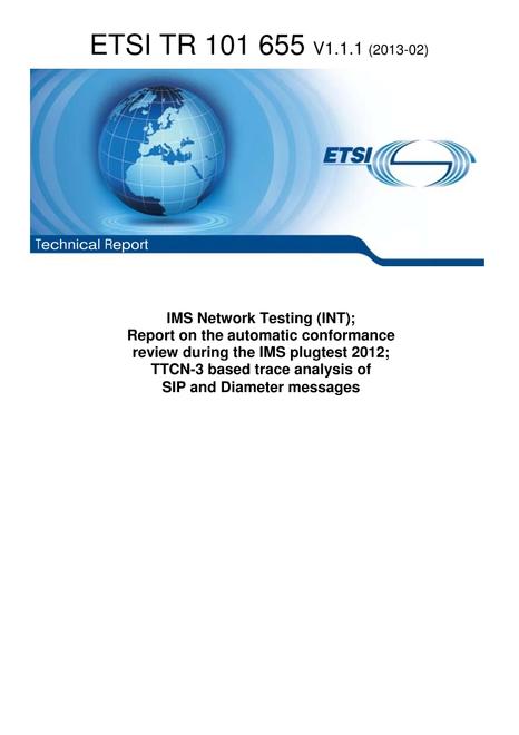 ETSI TR 101 655