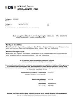 DANSK DSF/FPRCEN/TS 17747