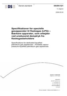 DANSK DS/EN 521