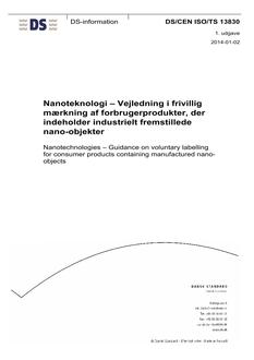 DANSK DS/CEN ISO/TS 13830