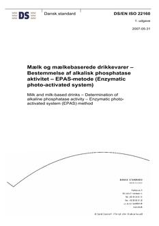 DANSK DS/EN ISO 22160