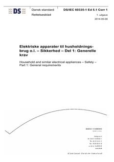 DANSK DS/IEC 60335-1 ED 5.1 CORR 1