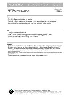 CEI IEC/IEEE 80005-2