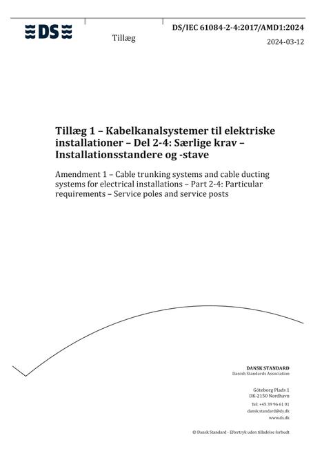 DANSK DS/IEC 61084-2-4