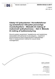 DANSK DS/EN 50332-3