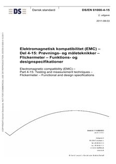 DANSK DS/EN 61000-4-15