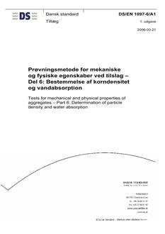 DANSK DS/EN 1097-6