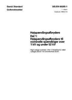 DANSK DS/EN 60265-1