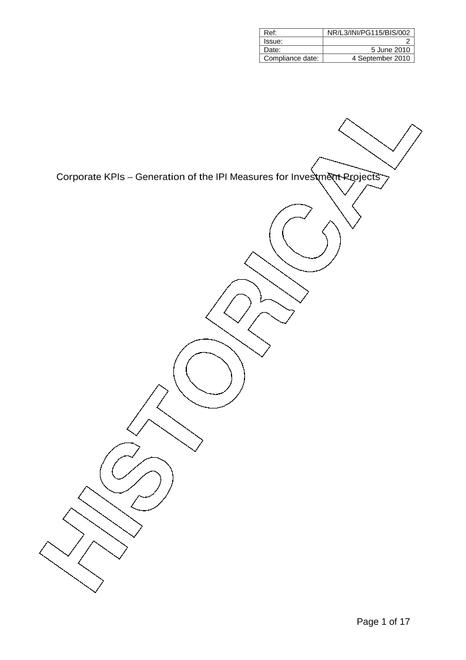 NR NR/L3/INI/PG115/BIS/002 ISSUE 2