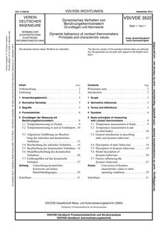 VDI VDI/VDE 3522 BLATT 1