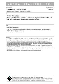 CEI EN IEC 60794-1-23