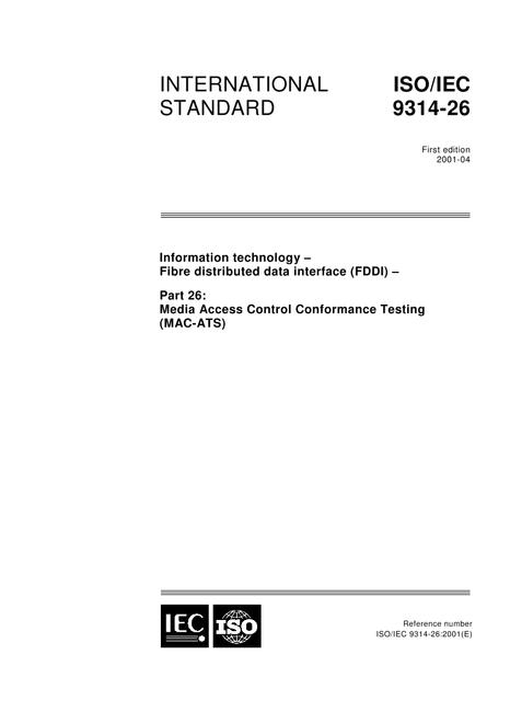 ISO/IEC 9314-26:2001