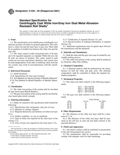 ASTM A942-95(2001)