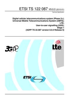 ETSI TS 122 087