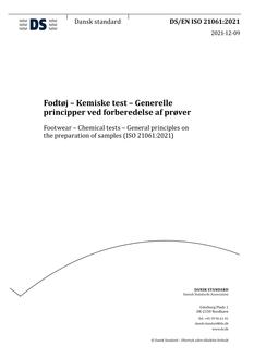 DANSK DS/EN ISO 21061