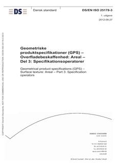 DANSK DS/EN ISO 25178-3